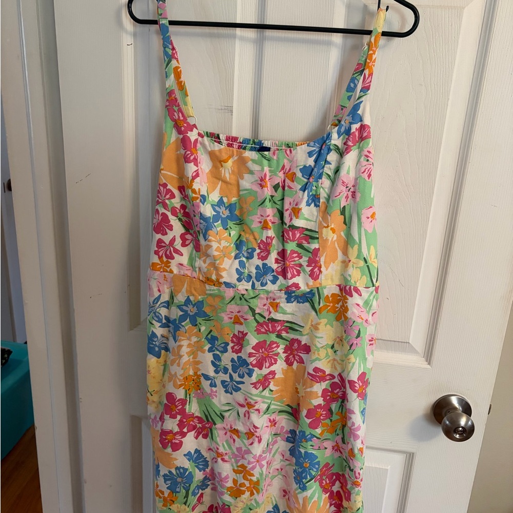 Old Navy Multicolor Floral Smocked Top